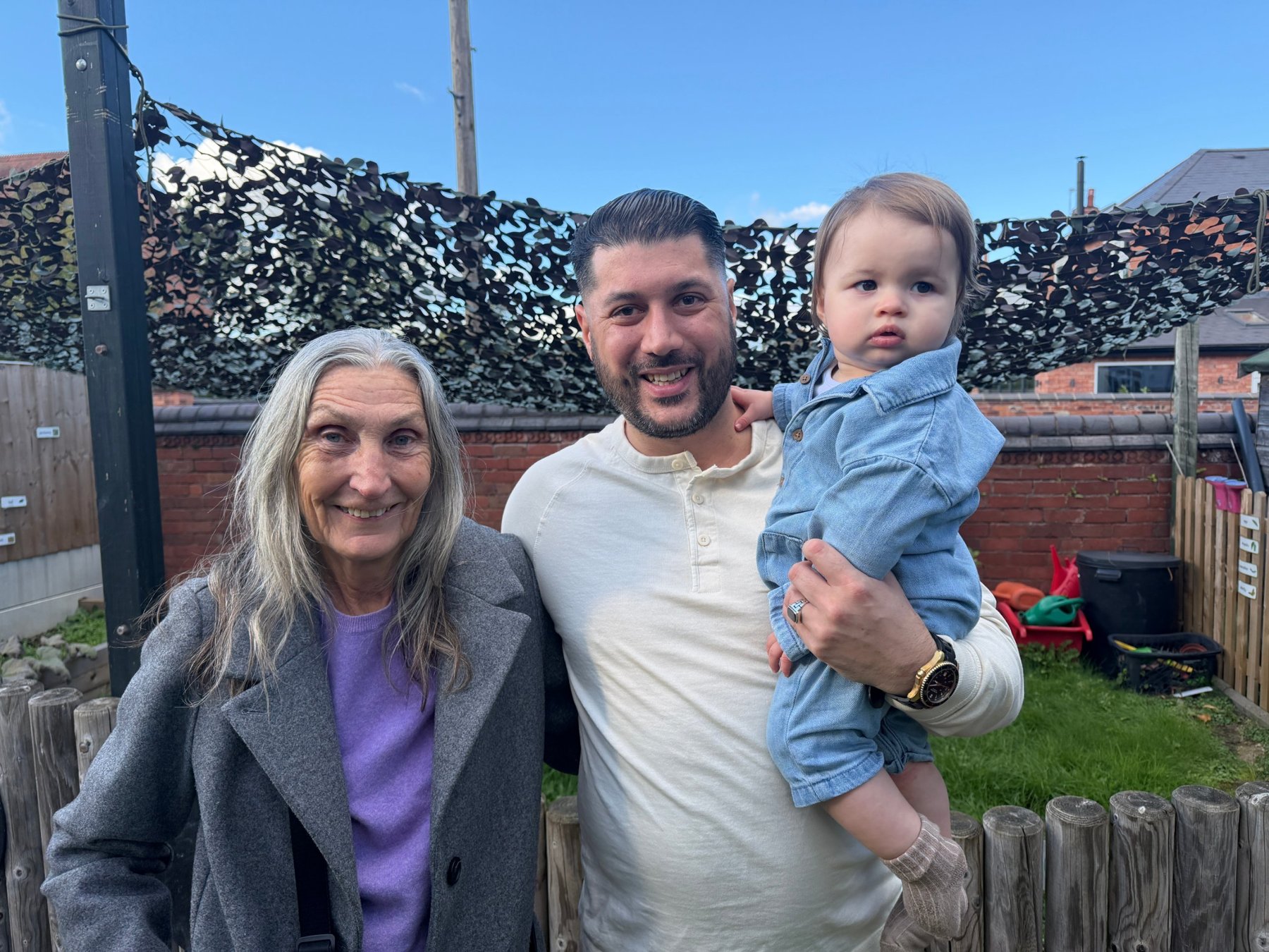 Our founder Noreen with Michael and his daughter Isabella at The Cornerhouse